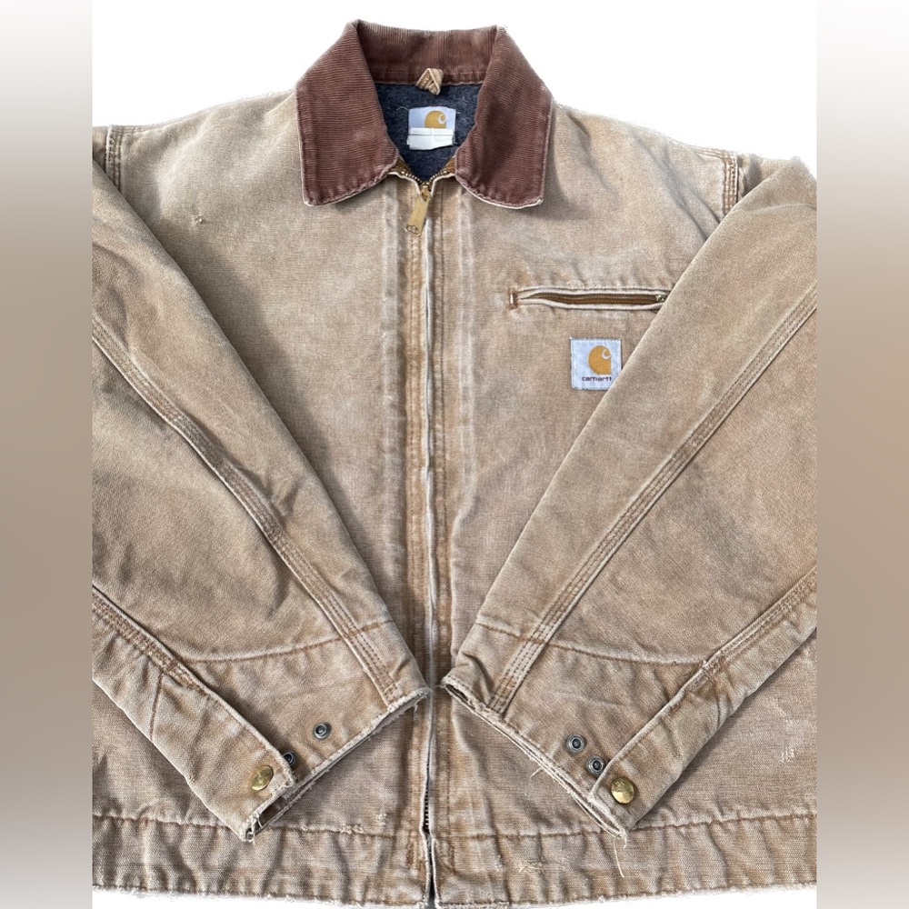 ** SOLD ** Vintage Carhartt Detroit Jacket J97 (Union Made in USA) — Size Large